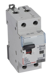 Wyłącznik różnicowo-nadprądowy 2P 32A B 0,03A typ AC P312 DX3 410924