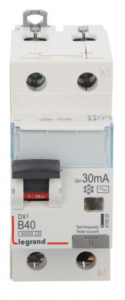 Wyłącznik różnicowo-nadprądowy 2P 40A B 0,03A typ AC P312 DX3 410925