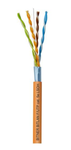 Kabel teleinformatyczny BiTLAN F/UTP 4x2x24 AWG (0,5) cat.5e 200 MHz LSOH Dca-s1,d1,a1, TI0009 /100m/