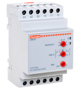 Przekaźnik kontroli poziomu cieczy 2P 2,5-50kOhm 24/220-240V AC 1-10sek LVM30 24/220-240VAC