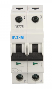 Wyłącznik nadprądowy 2P C 4A 15kA AC FAZ C4/2 278752