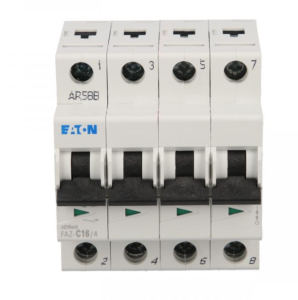 Wyłącznik nadprądowy 4P C 16A 15kA AC FAZ C16/4 279061