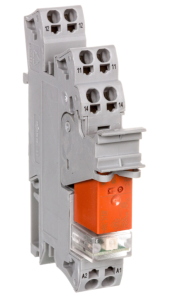 Przekaźnik przemysłowy z podstawką 1P 16A 24V DC AgNi 788-304