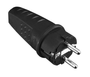 Wtyczka gumowa z/u 16A 2P+Z 230V UNISCHUKO IP44 WT-30G