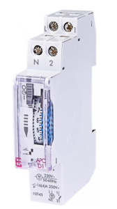 Zegar sterujący analogowy 1-kanałowy 16A 230V AC dobowy APC-D1 002472001