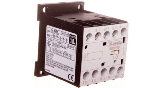 Stycznik mocy 3P 9A 4kW przy 400VAC AC3, cewka 24VDC, 1Z 0R 11BG0910D024