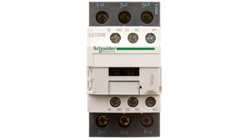 TeSys Deca Stycznik mocy 38A 3P 400V AC 1Z 1R LC1D38V7