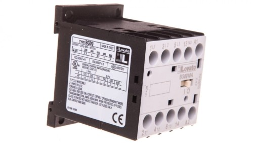 Stycznik mocy 3P 9A 4kW przy 400VAC AC3, cewka 24VAC 50/60Hz, 1Z 0R 11BG0910A024