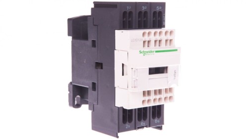 TeSys Deca Stycznik mocy 12A 3P 24V 50/60Hz 1Z 1R LC1D123B7