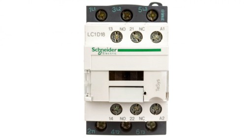 TeSys Deca Stycznik mocy 18A 3P 42V AC 1Z 1R LC1D18D7