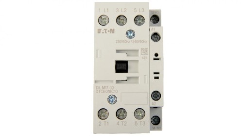 Stycznik mocy 17A 3P 230V AC 1Z 0R DILM17-10 (230V50HZ,240V60HZ) 277004