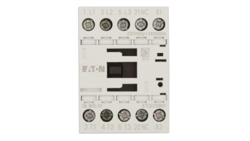 Stycznik mocy 15A 3P 230V AC 0Z 1R DILM15-01 (230V50HZ,240V60HZ) 290093