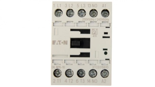 Stycznik mocy 15A 3P 230V AC 1Z 0R DILM15-10 (230V50HZ,240V60HZ) 290058