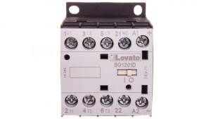 Stycznik mocy 3P 12A 5,7kW przy 400VAC AC3, cewka 24VDC 0Z 1R 11BG1201D024