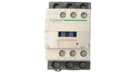 TeSys Deca Stycznik mocy 9A 3P 24V AC 1Z 1R LC1D09B7