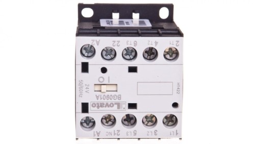 Stycznik mocy 3P 9A 4kW przy 400VAC AC3, cewka 24VAC 50/60Hz, 0Z 1R 11BG0901A024