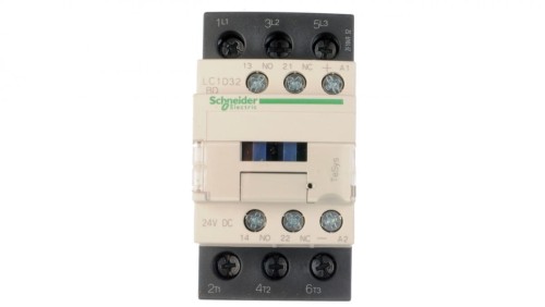 TeSys Deca Stycznik mocy 32A 3P 24V DC 1Z 1R LC1D32BD