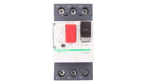 TeSys Deca Wyłącznik silnikowy 3P 11kW 20-25A GV2ME22
