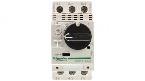 TeSys Deca Wyłącznik silnikowy 3P 5,5kW 9-14A GV2P16