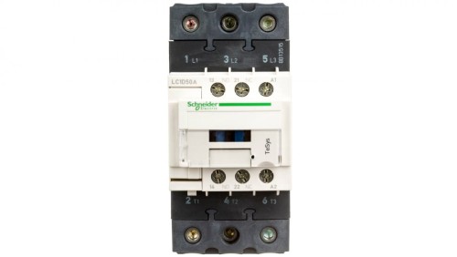 TeSys Deca Stycznik mocy 50A 3P 110V AC 1Z 1R (EVK) LC1D50AF7