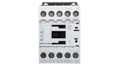 Stycznik mocy 12A 3P 42V AC 1Z 0R DILM12-10(42V50HZ,48V60HZ) 276826
