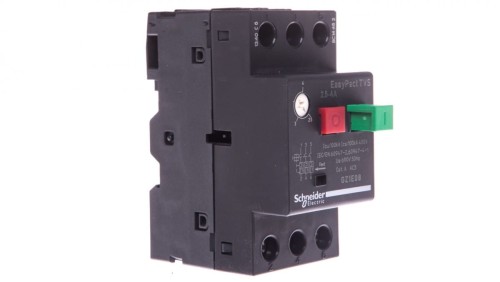 Wyłącznik silnikowy 3P 1,1kW 2,5-4A EasyTeSys Power, napęd przyciskowy, zaciski skrzynkowe GZ1E08