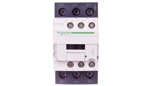 TeSys Deca Stycznik mocy 25A 3P 400V AC 1Z 1R LC1D25V7