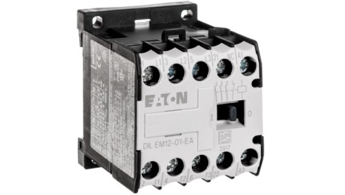 Stycznik mocy 12A 3P 230V AC 0Z 1R DILEM12-01-EA(230V50HZ,240V60HZ) 189989