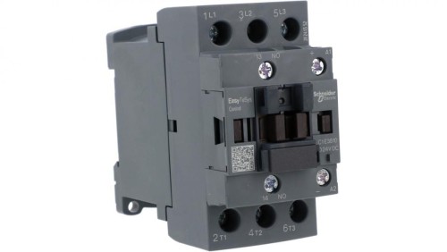 Stycznik mocy Easy TeSys Control AC-3, 38A, 3P (1NO), cewka 24V DC LC1E3810BD
