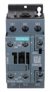 Stycznik mocy 12A 3P 230V AC 1Z 1R S0 3RT2024-1AP00