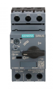 Wyłącznik silnikowy 3P 0,37kW 0,9-1,25A S00 3RV2011-0KA10