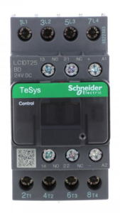 TeSys Deca Stycznik mocy 25A AC1 4P 24V DC 1Z 1R LC1DT25BD