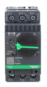 TeSys Deca Wyłącznik silnikowy 3P 11kW 20-25A GV2P22