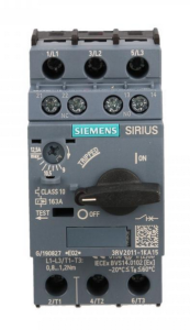 Wyłącznik silnikowy 3P 5kW 9-12,5A 1Z 1R S00 3RV2011-1KA15