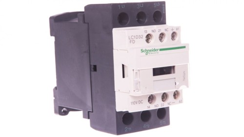 TeSys Deca Stycznik mocy 32A 3P 110V DC 1Z 1R LC1D32FD