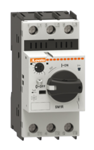 Wyłącznik silnikowy z pokrętłem 0,25kW przy 400VAC 0,63-1A 100kA SM1R0100