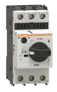 Wyłącznik silnikowy z pokrętłem 2,2kW przy 400VAC 4-6,5A 100kA SM1R0650