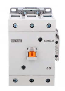 Stycznik LS Electric, 130A w AC-3, moc 60kW, napięcie cewki 230VAC, styki pomocnicze 1a1b 1385000300 MC-130A 230AC 1A1B