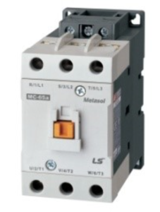 Stycznik LS Electric, 40A w AC-3, moc 18,5kW, napięcie cewki 24VAC, styki pomocnicze 1a1b 1337006300 MC-40A 24VAC 1A1B