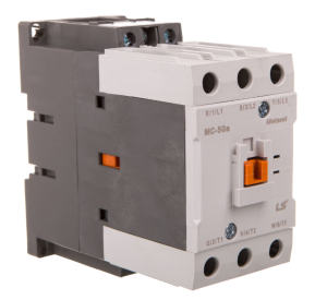 Stycznik LS Electric, 50A w AC-3, moc 22kW, napięcie cewki 24VAC, styki pomocnicze 1a1b 1380005900 MC-50A 24VAC 1A1B