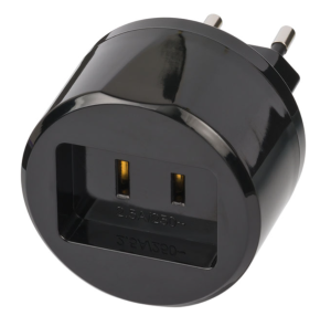 Adapter podróżny USA - Euro /z bezpieczikiem 2,5A/ 1508500010