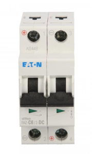 Wyłącznik nadprądowy 2P C 6A 15kA DC FAZ C6/2-DC 279137