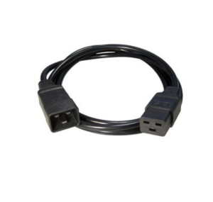 Przedłużacz kabla zasilającego IEC 320 C19-C20 1.8m VDE czarny CA-C19E-10CC-0018-BK