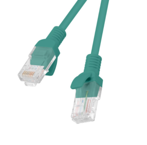 Kabel krosowy patchcord U/UTP kat.6 3m zielony PCU6-10CC-0300-G