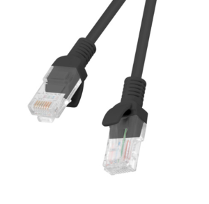 Kabel krosowy patchcord U/UTP kat.5e 15m czarny PCU5-10CC-1500-BK