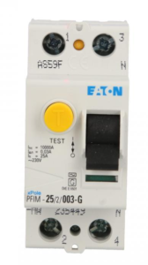 Wyłącznik różnicowoprądowy 2P 25A 0,03A typ AC/G PFIM-25/2/003-G-MW 235449