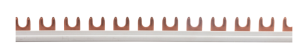 Szyna łączeniowa 1P 63A 10mm2 widełkowa (12 mod.) KDN163A