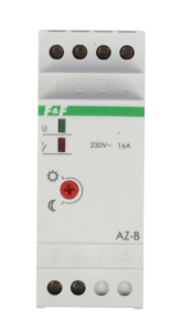 Automat zmierzchowy 16A 230V 2-1000lx DIN AZ-B