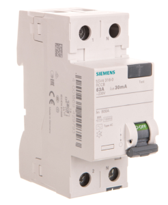 Wyłącznik różnicowoprądowy 2P 63A 0,03A typ AC 30mA 230V 5SV4316-0