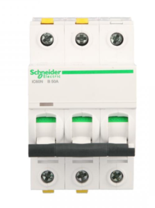 Wyłącznik nadprądowy 3P B 50A 6kA AC iC60N-B50-3 Acti9 A9F03350
